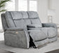 Parker Living Linus - Hudson Grey Power Reclining Sofa and Loveseat
