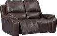 Parker House Potter Loveseat Dual PWR Recliner w/ USB & PWR Headrest in Walnut
