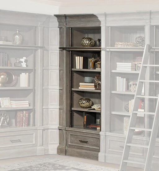 Parker House Gramercy Park Museum Bookcase Extension in Vintage Burnished Smoke