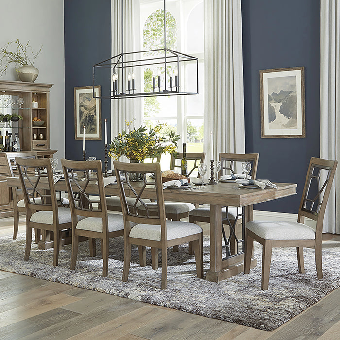 Parker House Sundance Dining - Sandstone Grid Back Dining Chair (2/CTN Sold in pairs)