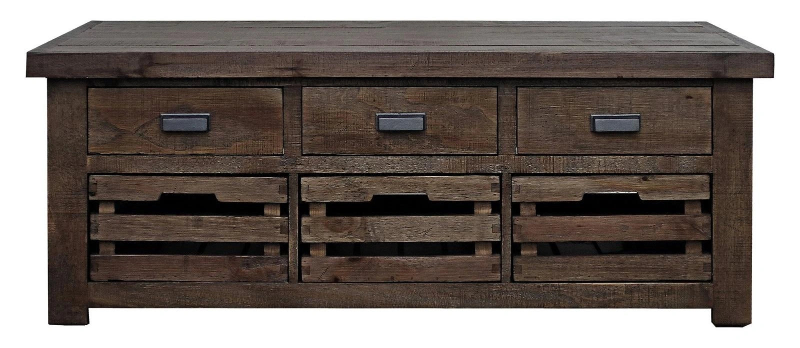 Parker House Lapaz Cocktail Table in Rustic Worn Fine