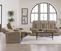 Parker Living Equinox Power Reclining Sofa with Drop Down Table