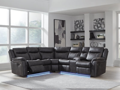 Sultan Meadow Reclining Sectional - Great Lake Furnishings  (MI)