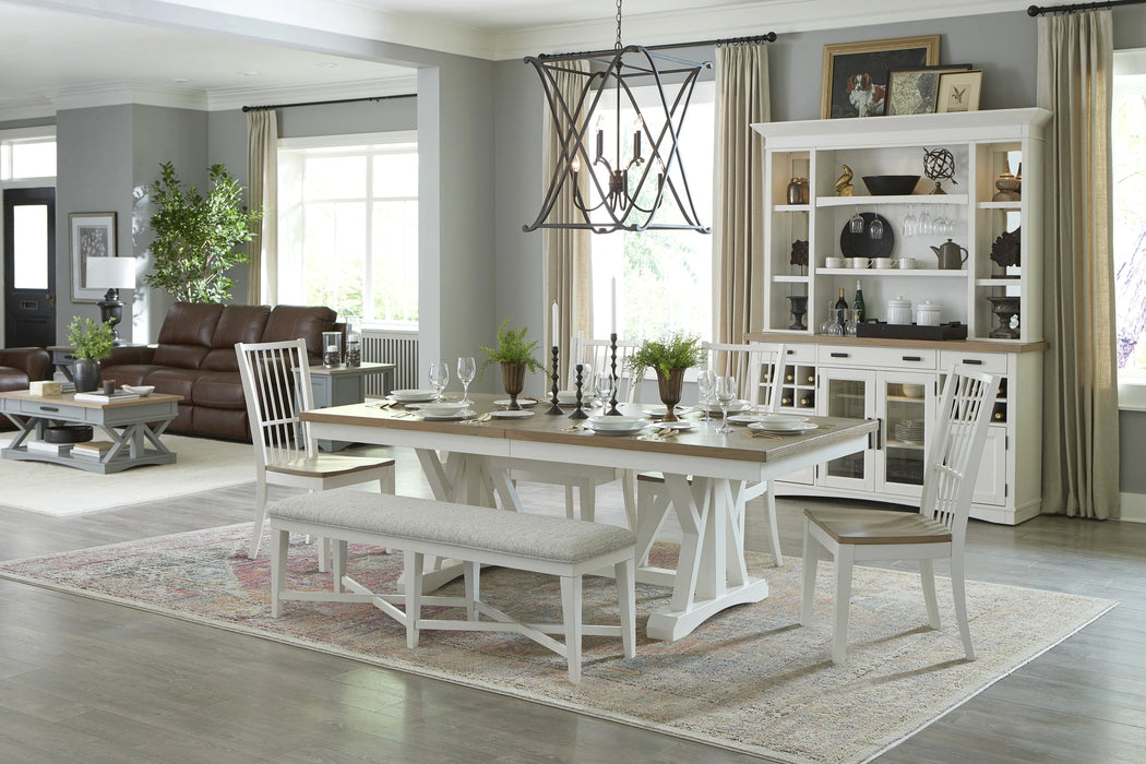 Parker House Americana Modern Dining 58 Inch Upholstered Bench