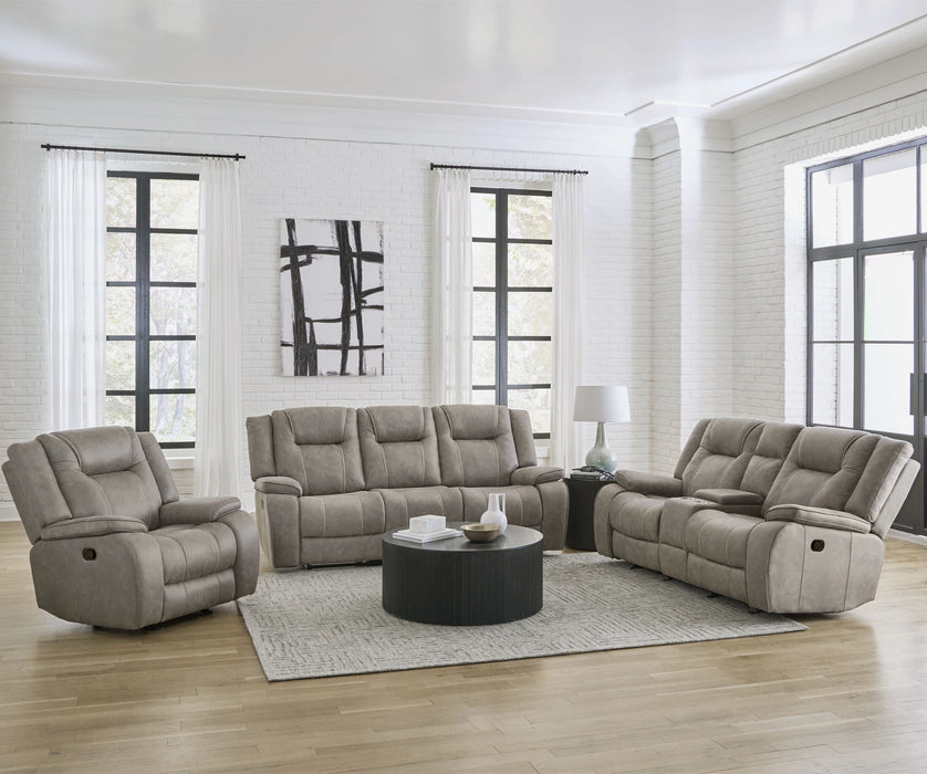 Parker Living Blake - Desert Taupe Reclining Console Loveseat