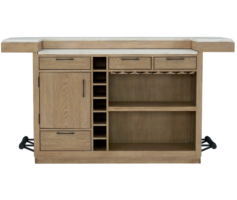 Parker House Escape - Dining 78 Inch Bar with Stone Top