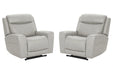 Parker Living Callahan Power Lift Recliner with Heat and Massage Two Pack