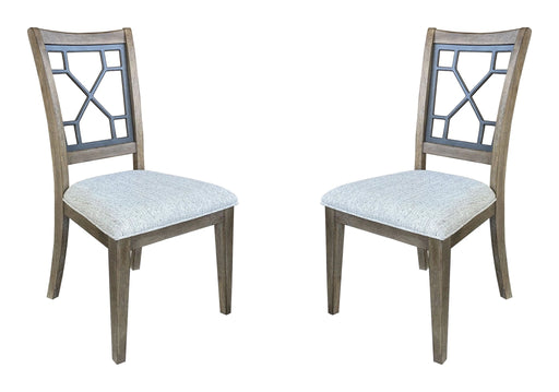 Parker House Sundance Dining - Sandstone Grid Dining Chair Two Pack