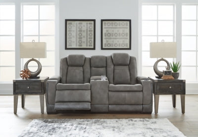 Next-Gen DuraPella Power Reclining Loveseat with Console - Great Lake Furnishings  (MI)