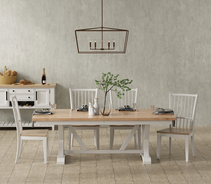 Parker House Americana Modern Dining 88 inch Trestle Extendable Dining Table