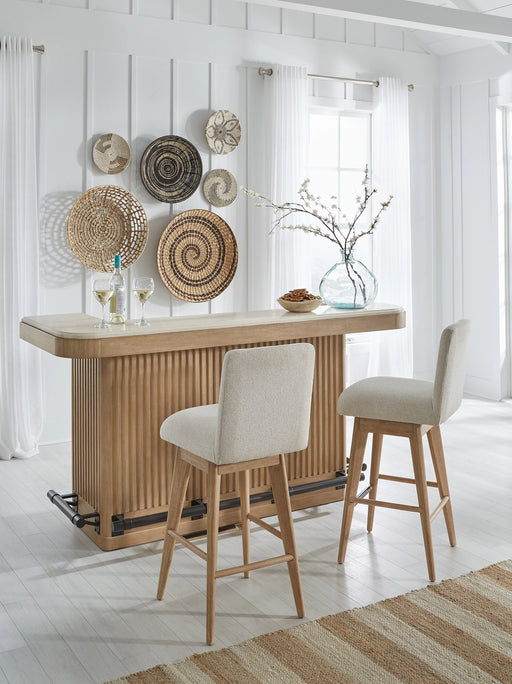 Parker House Escape - Dining 78 Inch Bar with Stone Top