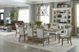 Parker House Americana Modern Dining 88 inch Trestle Extendable Dining Table