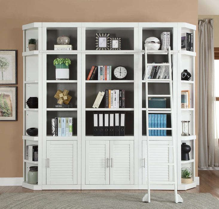 Parker House Catalina 6 Piece Open Top Bookcase in Cottage White