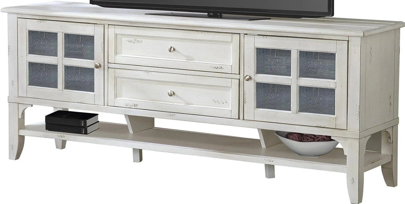 Parker House Hilton TV Console in Vintage Antique Storm