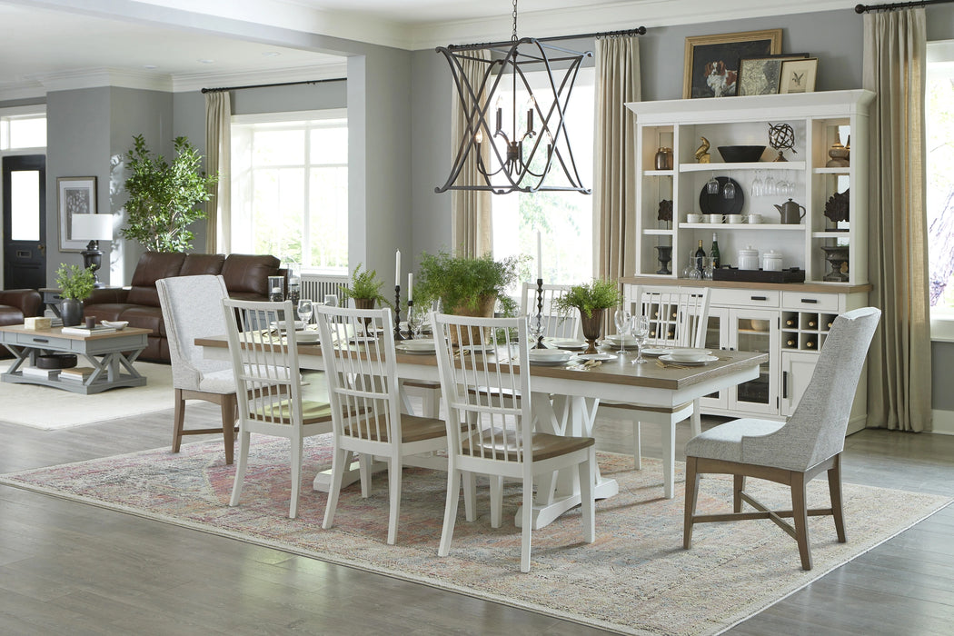 Parker House Americana Modern Dining 88 inch Trestle Extendable Dining Table