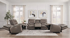 Parker Living Lawson - Sydney Brunette Zero Gravity Triple Power Reclining Sofa with Drop Down Table P2