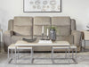 Parker Living Penfield - Frappe Power Reclining Sofa and Loveseat