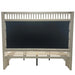 Parker House Americana Modern Bedroom King Shelter Bed with 2 Nightstands and Dresser with Mirror