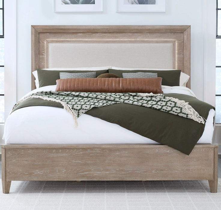 Parker House Breckenridge - Bedroom Queen Bed 2 Nightstands Dresser with Mirror and Chest