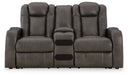 Fyne-Dyme Power Reclining Loveseat with Console - Great Lake Furnishings  (MI)