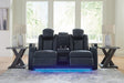 Fyne-Dyme Power Reclining Loveseat with Console - Great Lake Furnishings  (MI)