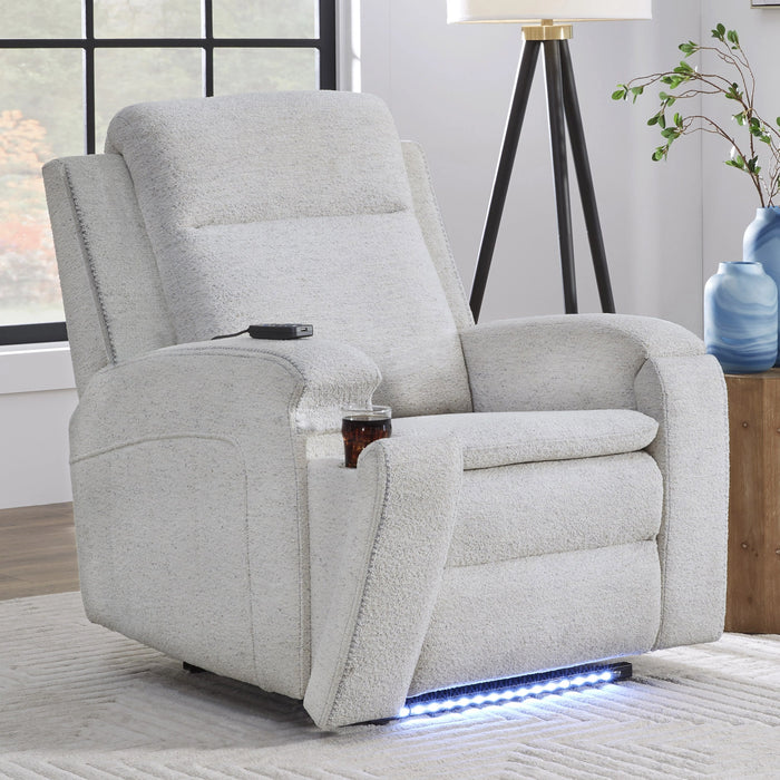 Parker Living Armstrong Power Recliner with Heat Massage and Auto-Glide
