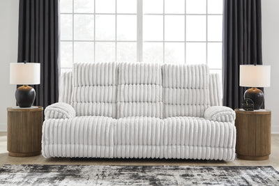 Rhines Falls Power Reclining Sofa with Drop Down Table - Great Lake Furnishings  (MI)