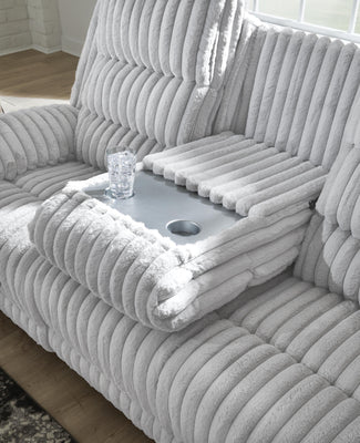Rhines Falls Power Reclining Sofa with Drop Down Table - Great Lake Furnishings  (MI)