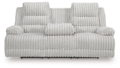 Rhines Falls Power Reclining Sofa with Drop Down Table - Great Lake Furnishings  (MI)