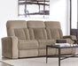 Parker Living Equinox Power Reclining Sofa with Drop Down Table