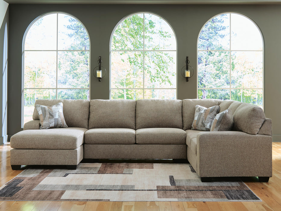 Newellen Sectional with Chaise - Great Lake Furnishings  (MI)