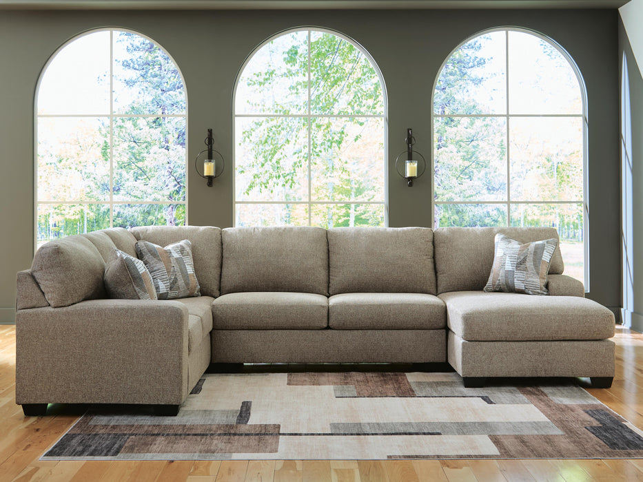 Newellen Sleeper Sectional with Chaise - Great Lake Furnishings  (MI)