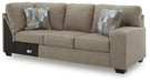 Newellen Sectional with Chaise - Great Lake Furnishings  (MI)
