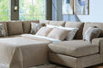 Newellen Sleeper Sectional with Chaise - Great Lake Furnishings  (MI)