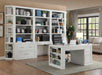 Parker House Catalina 11 Piece Library Wall Set in Cottage White