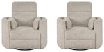 Parker Living Radius Manual Swivel Recliner Two Pack