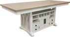 Parker House Americana Modern Dining 72 inch Island Counter Height Extendable Dining Table
