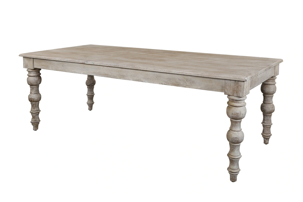 Parker House Crossings - Eden Dining 84 Inch Rectangular Dining Table With 4 Upholstered Chairs