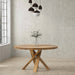 Parker House Crossings - Downtown Dining 60 Inch Round Dining Table With 4 Upholstered Chairs