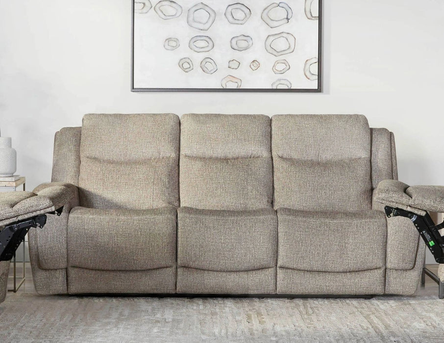 Parker Living Penfield - Frappe Power Reclining Sofa and Loveseat