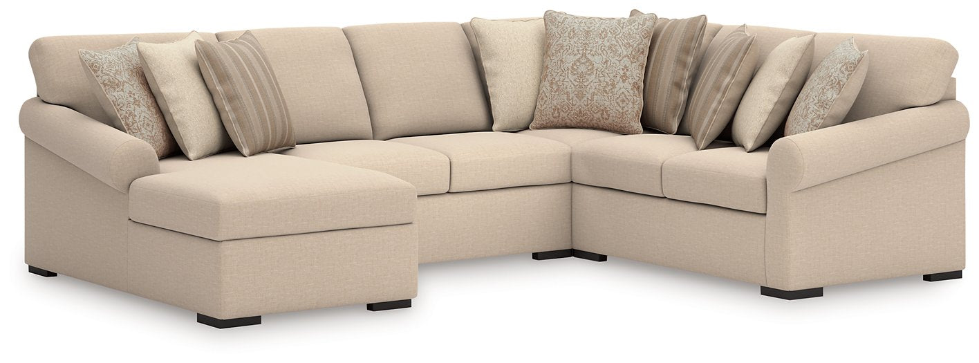 LadyMae Sectional with Chaise - Great Lake Furnishings  (MI)