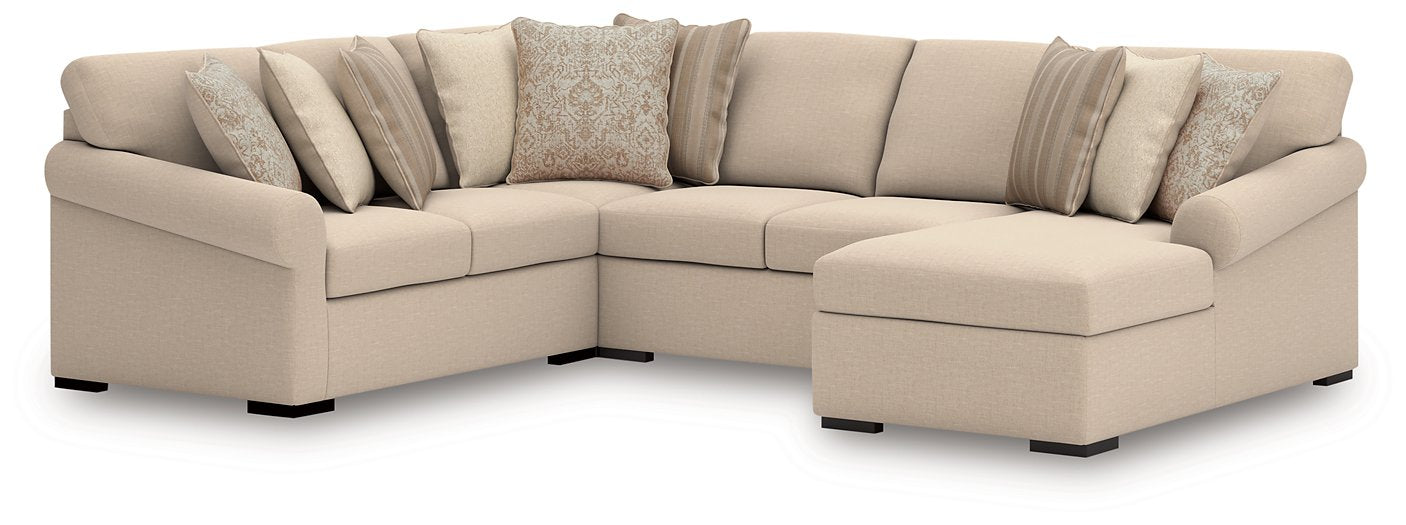 LadyMae Sectional with Chaise - Great Lake Furnishings  (MI)