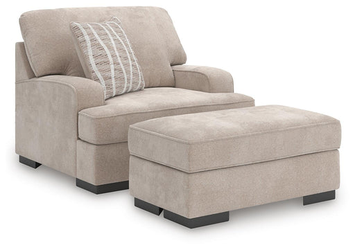 High Profile Chair & Ottoman Living Room Set - Great Lake Furnishings  (MI)