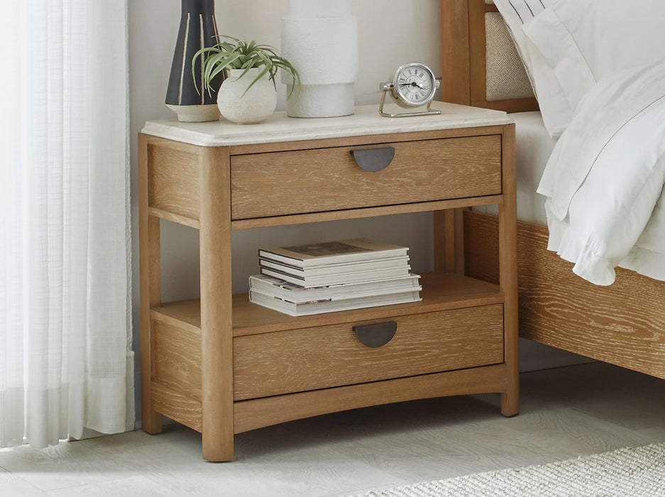 Parker House Escape - Bedroom Queen Panel Bed 2 Nightstands Dresser with Mirror and Chest