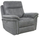 Parker House Mason Recliner Power with USB Charging Port and Power Hradrest in Carbon