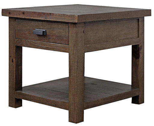 Parker House Lapaz End Table in Rustic Worn Pine