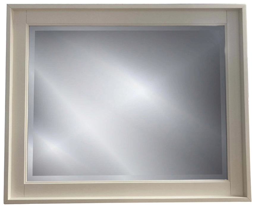 Parker House Americana Modern Bedroom King Shelter Bed 2 Nightstands Dresser with Mirror and Chest