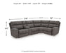 Next-Gen DuraPella Power Reclining Sectional - Great Lake Furnishings  (MI)