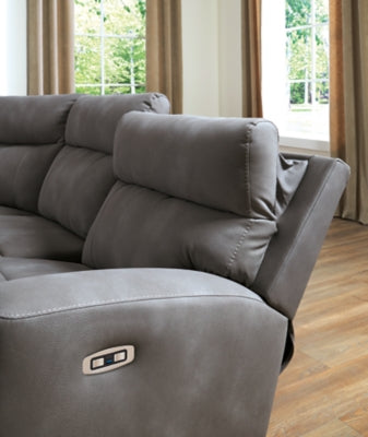 Next-Gen DuraPella Power Reclining Sectional - Great Lake Furnishings  (MI)