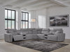 Modmax II Power Reclining Sectional with Audio Consoles - Great Lake Furnishings  (MI)